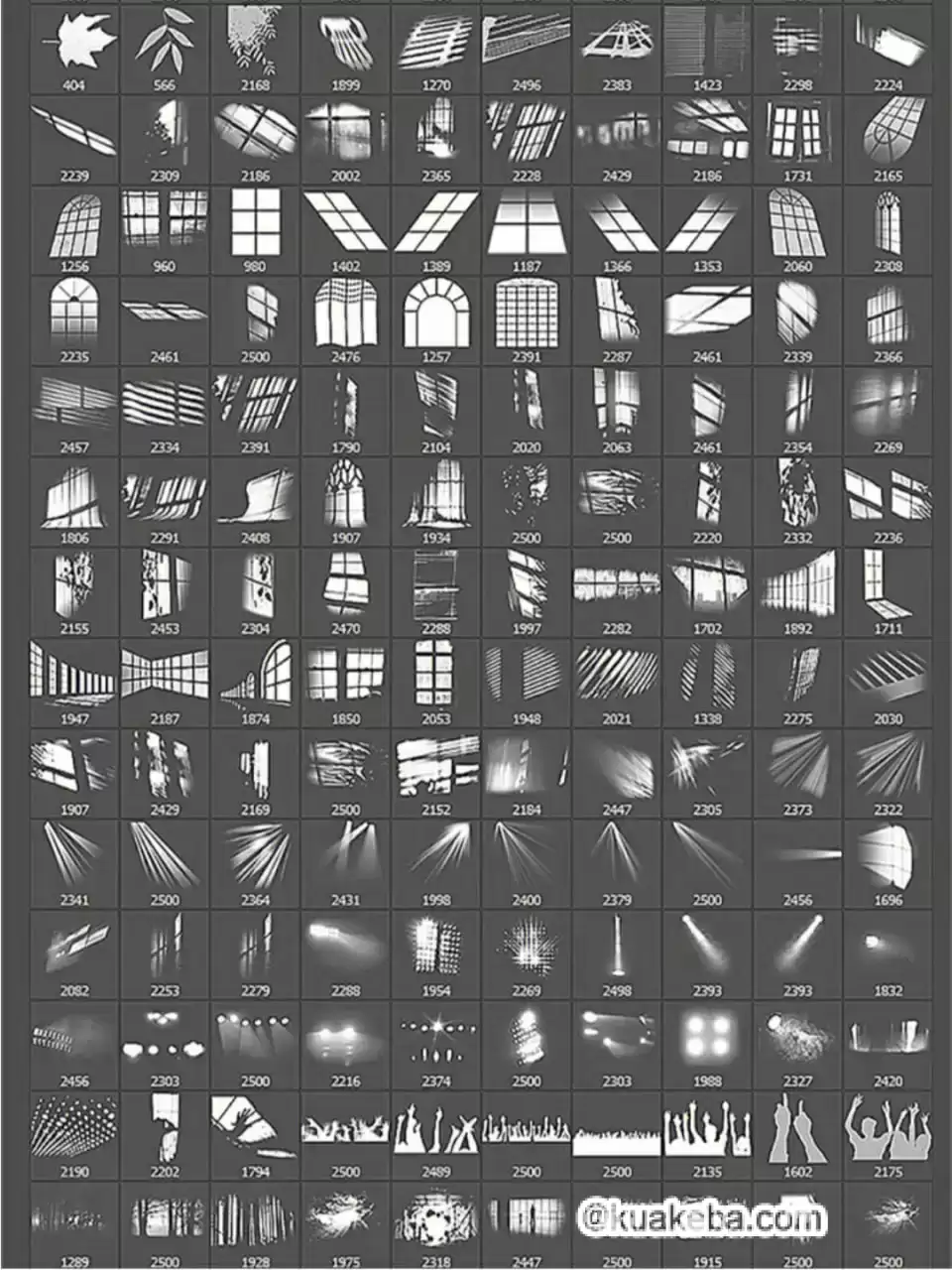 PS光影笔刷:200款超实用真实场景光影